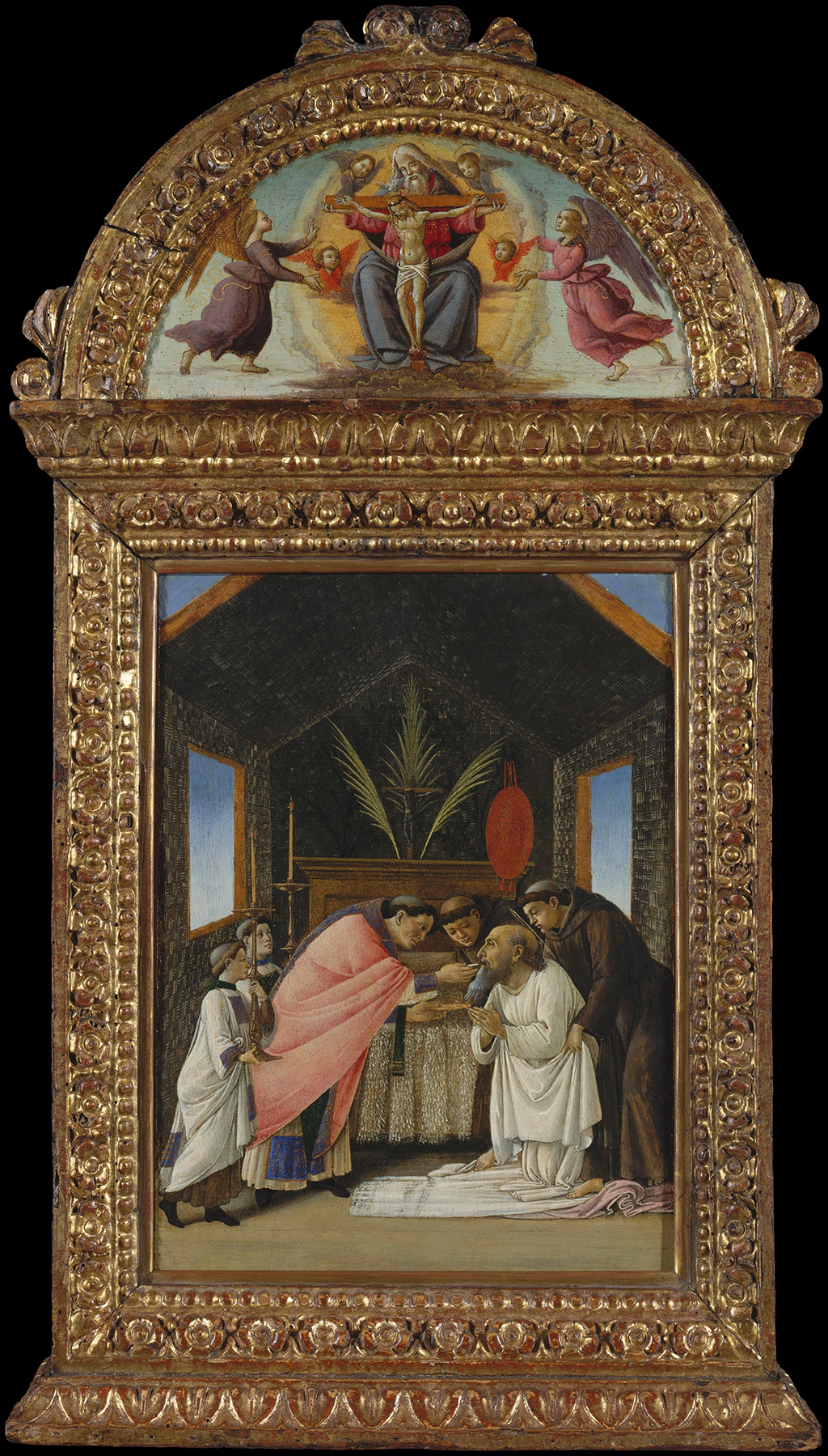 Last Communion of St Jerome in Detail Sandro Botticelli